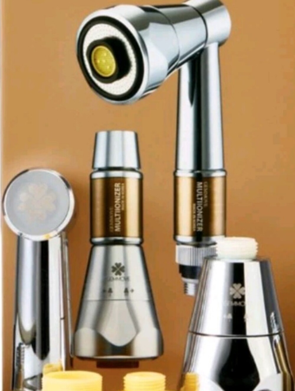 Gemma Chrome and Gold Replacement Kit - Multi-Piece Faucet Accessory Set